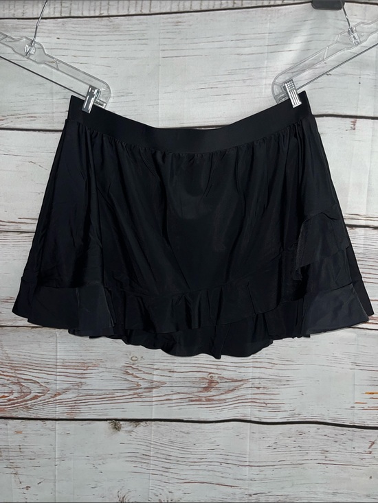 BloomChic Other - Bloomchic NWT Size 26 Black Ruffle Hem Bathing Suit Swim Skirt w/ Inner Panty